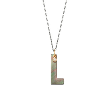         Silber farbig beschichtet, Halsschmuck, Gellner Love Letters Collier