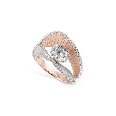 Ringe, Weißgold, Cammilli Regina Couture Ring
