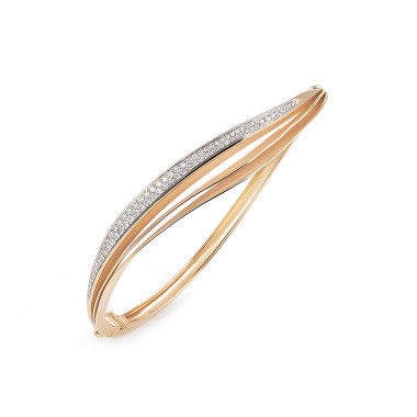 Armschmuck, Weißgold, Cammilli Velaa Pavé Armreif