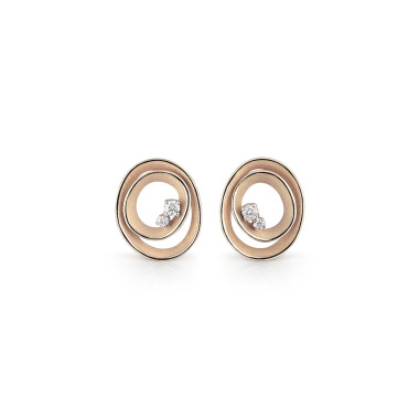 Ohrringe, Roségold, Cammilli Dune Solar Ohrringe