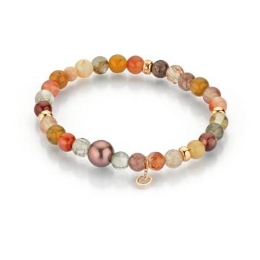Armschmuck, Roségold, Gellner Big Bang Powerarmband