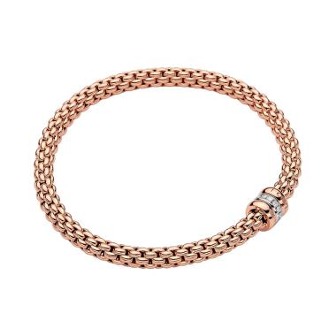 Armschmuck, Weißgold, FOPE Solo Flex'it Armband