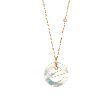         Roségold, Halsschmuck, Gellner Love Letters Collier