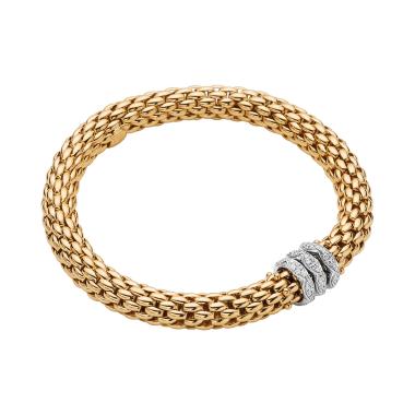 Armschmuck, Weißgold, FOPE Love Nest Flex'it Armband