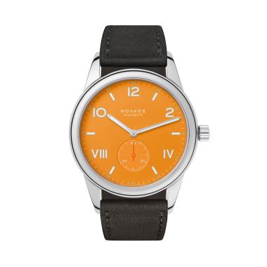 Unisex, Handaufzug, NOMOS Glashütte Club Campus 38 future orange
