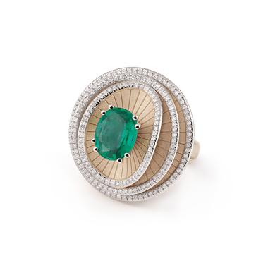Ringe, Weißgold, Annamaria Cammilli Cocoon Ring