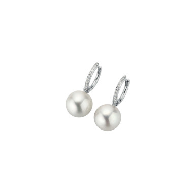 Ohrringe, Weißgold, Gellner H2O Creolen