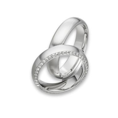 Ringe, Platin, Henrich & Denzel Brillante Trauringe