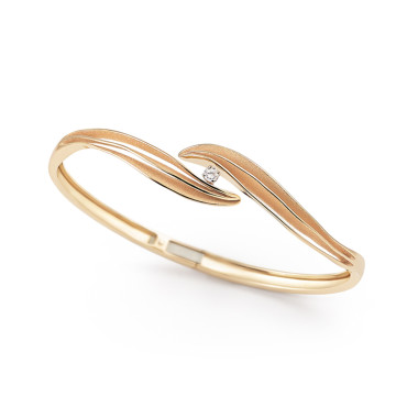 Armschmuck, Roségold, Cammilli Velaa Star Armreif