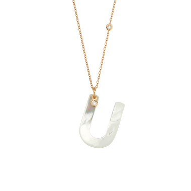         Roségold, Halsschmuck, Gellner Love Letters Collier