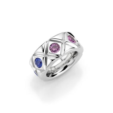 Ringe, Weißgold, A. Odenwald Catwalk Ring
