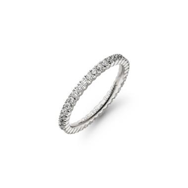 Ringe, Platin, Henrich & Denzel Vorsteckring. Edler Begleiter