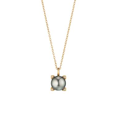 Halsschmuck, Roségold, Gellner WAVE Collier mit Einhänger