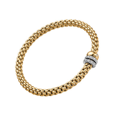         Gelbgold, Armschmuck, FOPE Solo Flex'it Armband