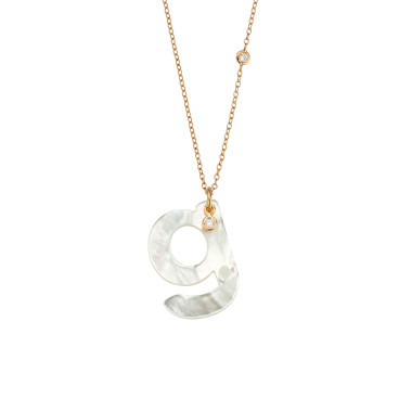         Roségold, Halsschmuck, Gellner Love Letters Collier