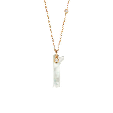         Roségold, Halsschmuck, Gellner Love Letters Collier
