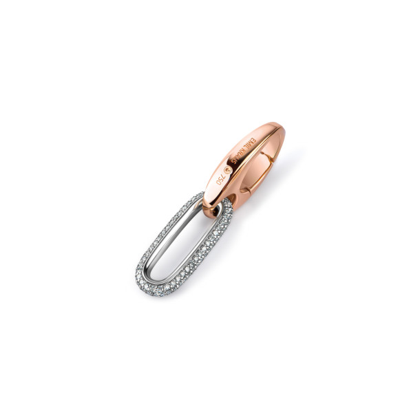         Roségold &amp; Weißgold, Halsschmuck, Emil Kraus Laguna 200 Diamant Clip