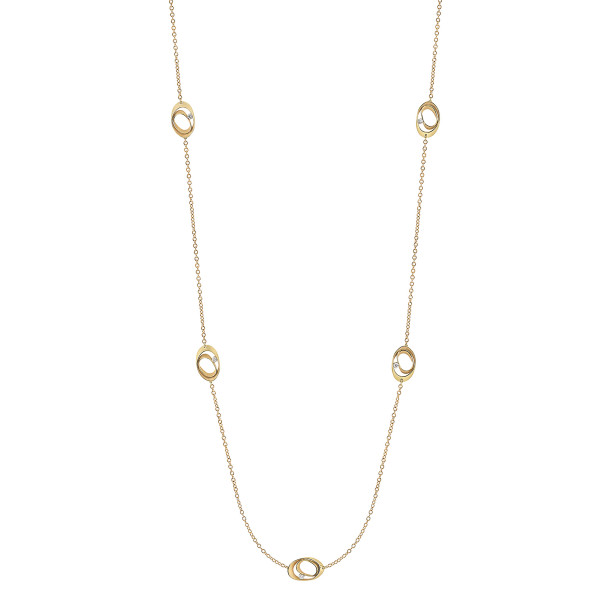         Gelbgold, Halsschmuck, Cammilli Dune Lange Kette