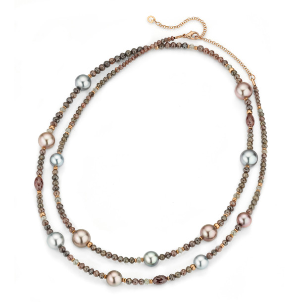         Roségold, Halsschmuck, Gellner Castaway Collier
