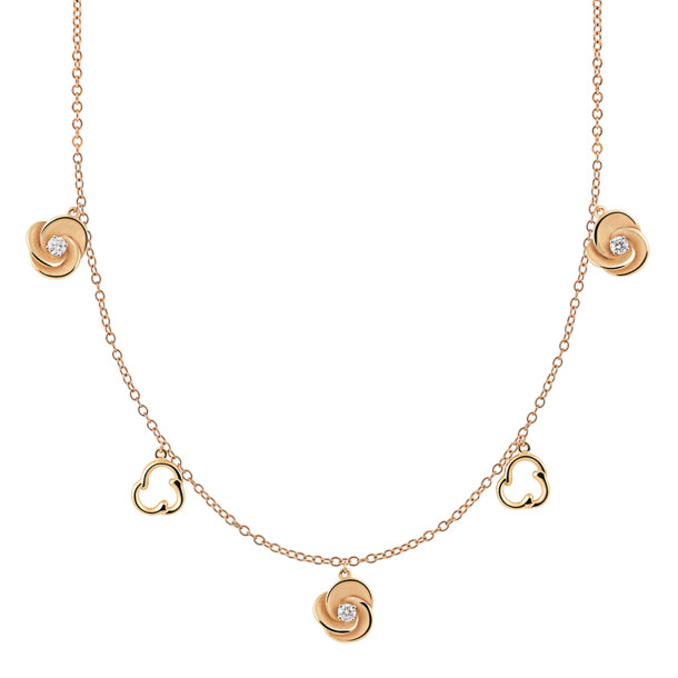         Roségold, Halsschmuck, Cammilli Desert Rose Collier