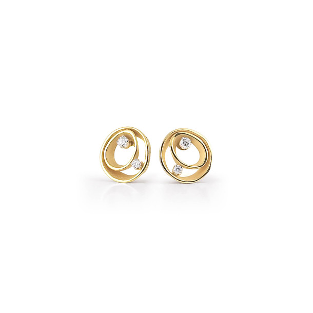         Gelbgold, Ohrringe, Cammilli Dune Ohrringe