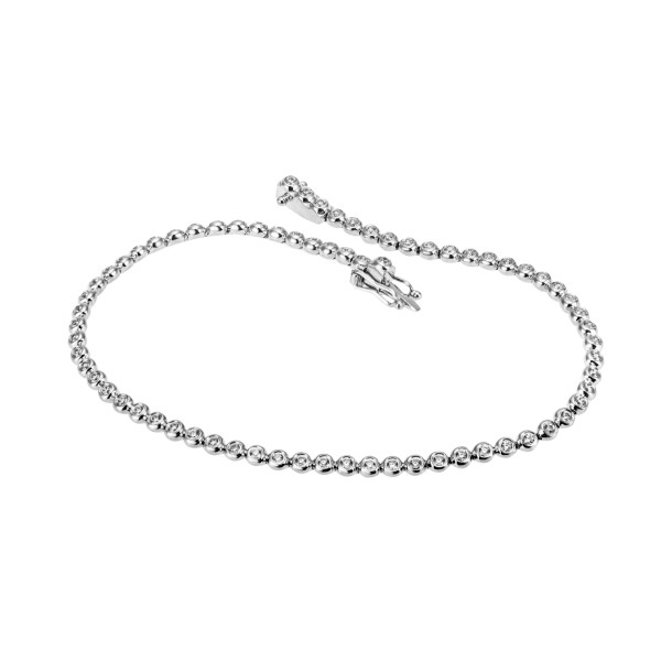         Weißgold, Armschmuck, Frank Trautz Tennisarmband