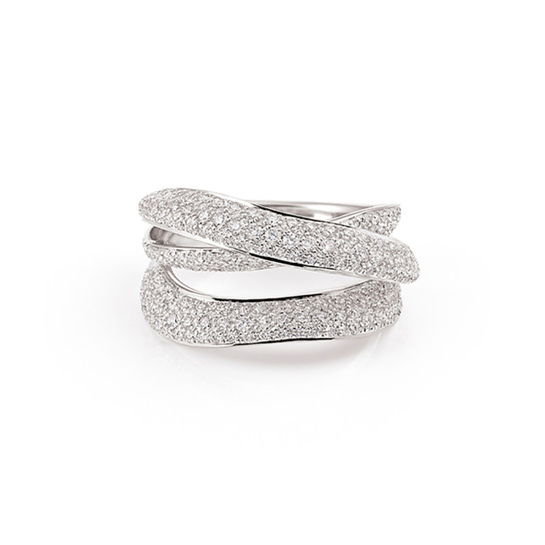         Weißgold, Ringe, Cammilli Firenze Pavé Ring