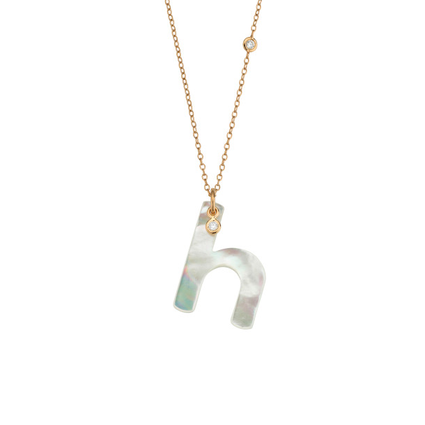         Roségold, Halsschmuck, Gellner Love Letters Collier