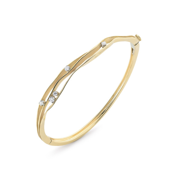         Gelbgold, Armschmuck, Cammilli Dune Armreif