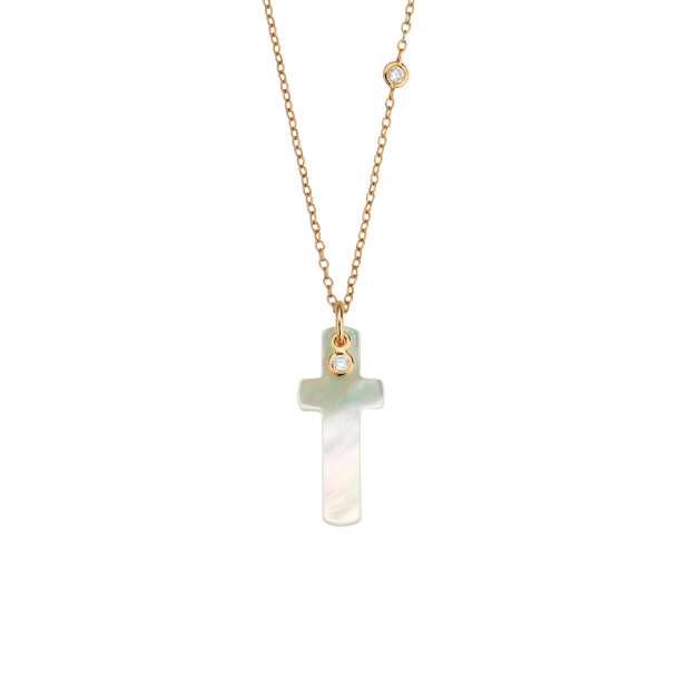         Roségold, Halsschmuck, Gellner Love Letters Collier