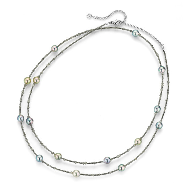         Weißgold, Halsschmuck, Gellner Castaway Collier