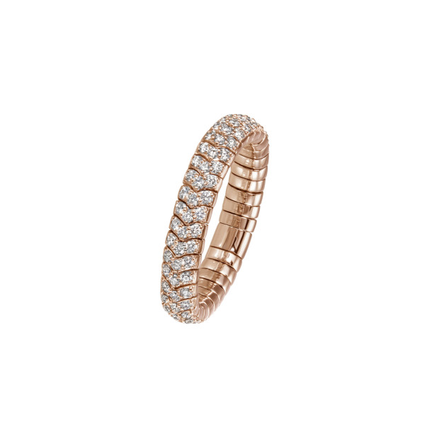         Rotgold, Ringe, Frank Trautz Damenring Magic Stretch
