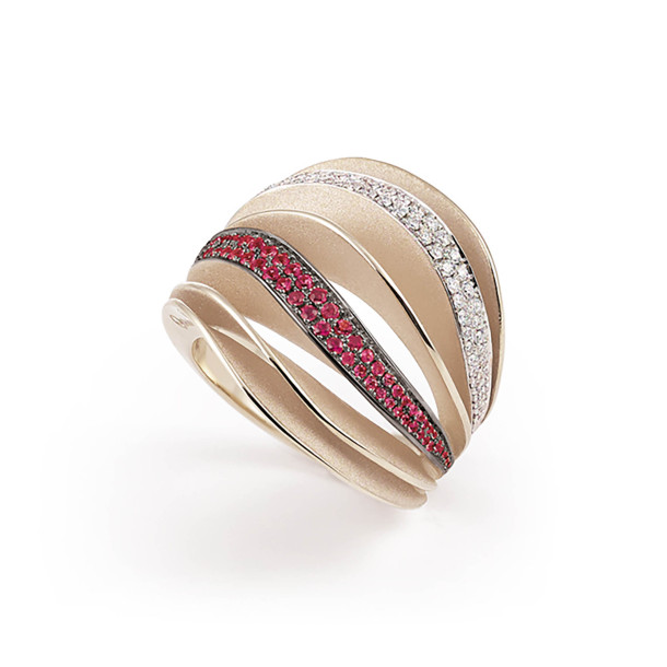         Roségold, Ringe, Cammilli Velaa Color Ring