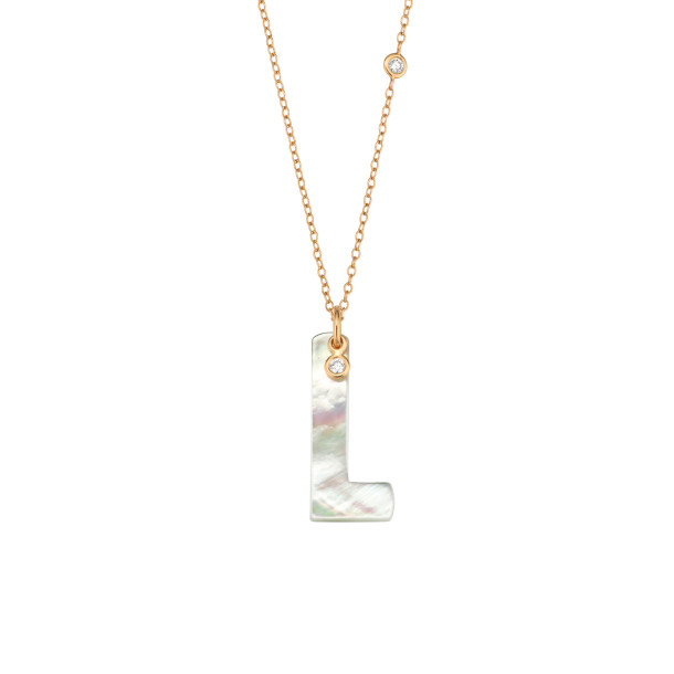         Roségold, Halsschmuck, Gellner Love Letters Collier