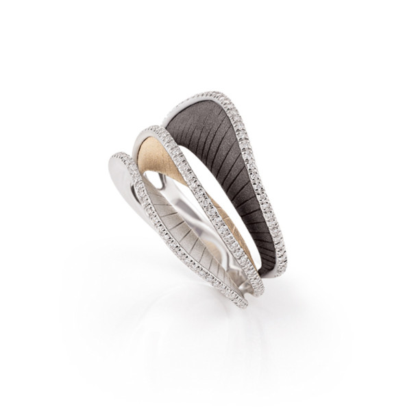         Roségold &amp; Weißgold, Ringe, Cammilli Regina Ring
