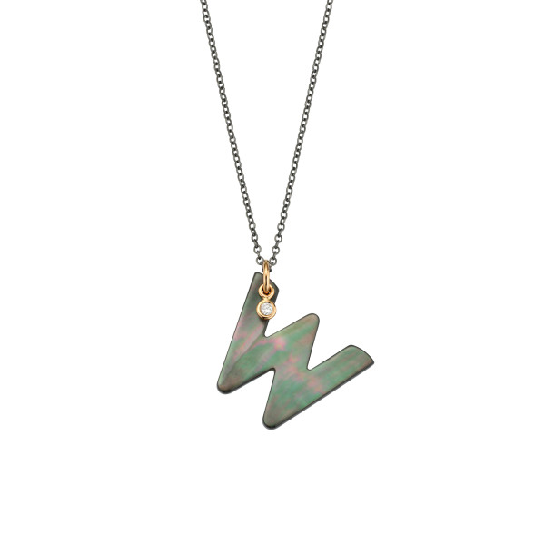        Silber farbig beschichtet, Halsschmuck, Gellner Love Letters Collier