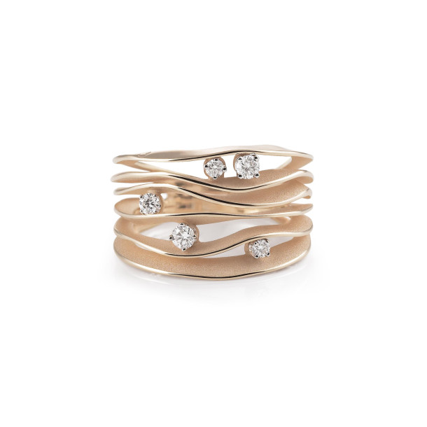         Roségold, Ringe, Cammilli Dune Ring