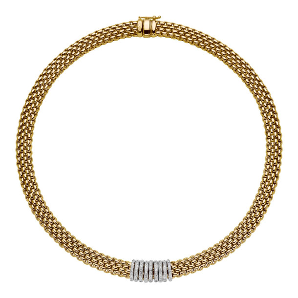         Gelbgold, Halsschmuck, FOPE Panorama Collier