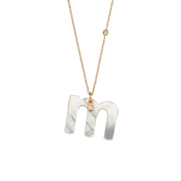         Roségold, Halsschmuck, Gellner Love Letters Collier