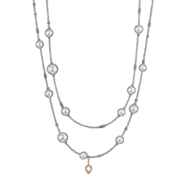         Roségold, Halsschmuck, Gellner Castaway Collier