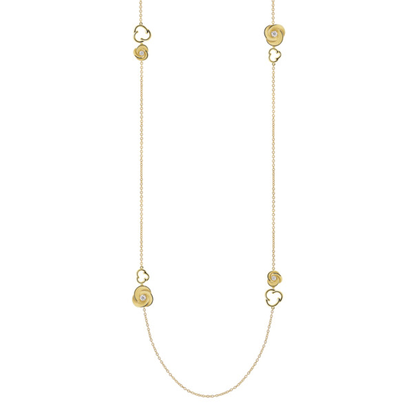         Gelbgold, Halsschmuck, Cammilli Desert Rose Collier