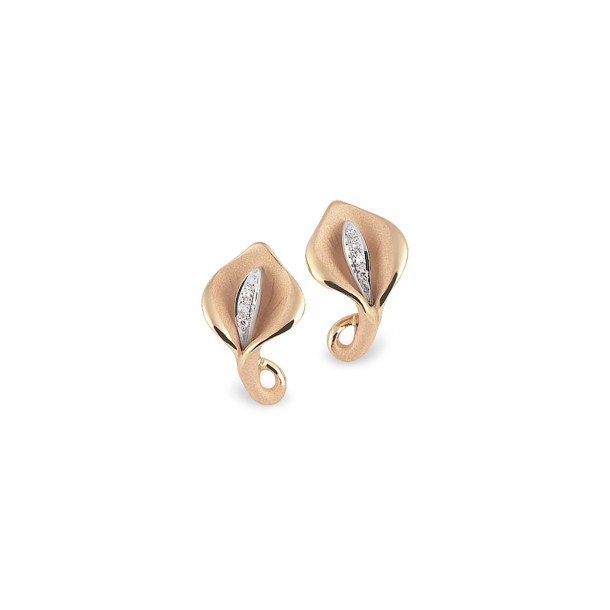         Roségold, Ohrringe, Cammilli Calla Ohrringe