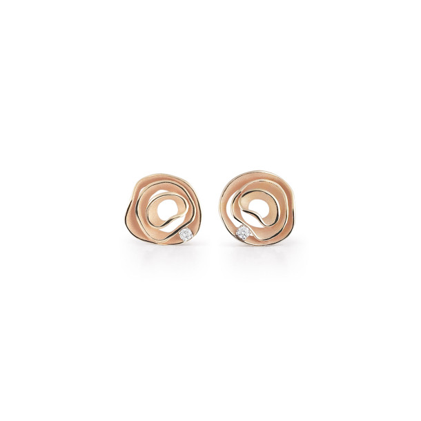         Roségold, Ohrringe, Cammilli Dune Ohrstecker