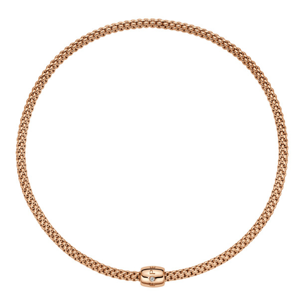         Roségold, Halsschmuck, FOPE Solo Flex'it Halskette