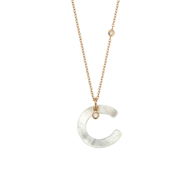         Roségold, Halsschmuck, Gellner Love Letters Collier