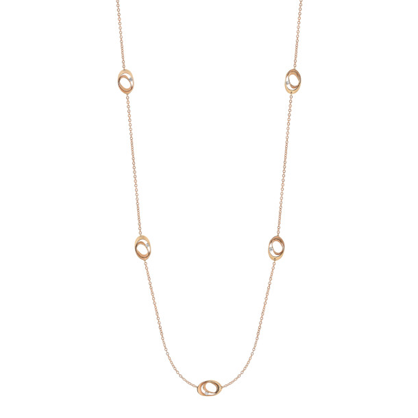         Roségold, Halsschmuck, Cammilli Dune Lange Kette
