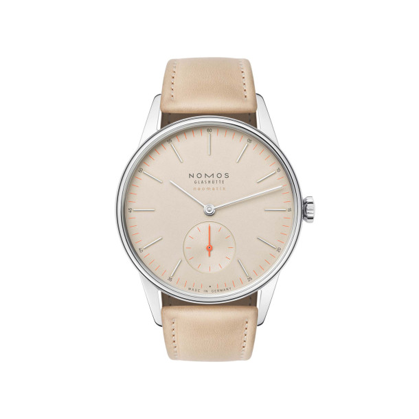         Damen- und Herrenuhr, Automatik, NOMOS Glashütte Orion neomatik champagner