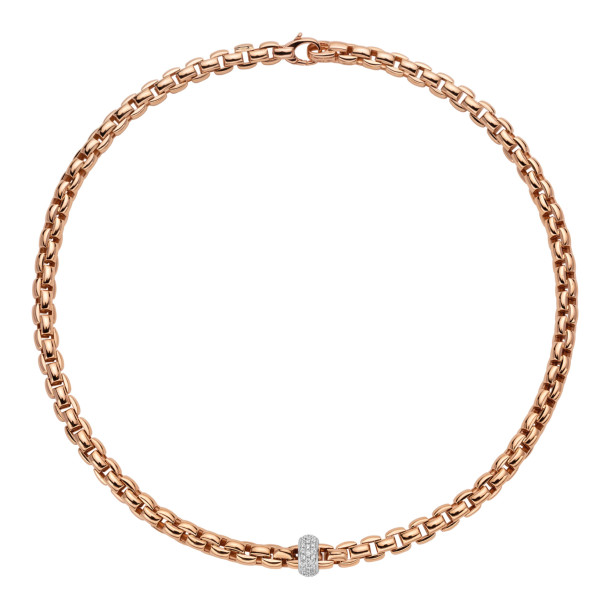         Roségold, Halsschmuck, FOPE Eka Flex'it Collier