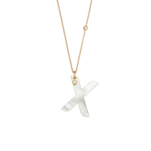         Roségold, Halsschmuck, Gellner Love Letters Collier