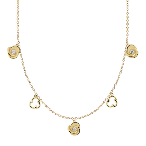         Gelbgold, Halsschmuck, Cammilli Desert Rose Collier
